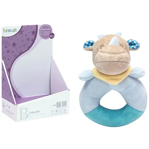 М'яке брязкальце Funmuch Baby Носоріг (FM555-8H) - фото 3