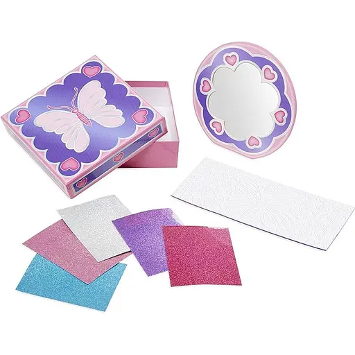 Набор для творчества Melissa & Doug Зеркало и ящик с блестящими наклейками (MD9517) - фото 2