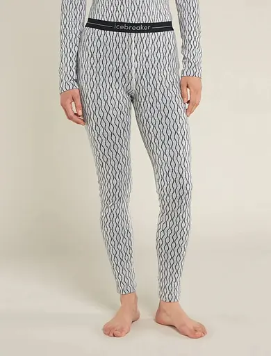 Термоштани Icebreaker W Mer 260 Vertex Leggings On-Piste S Snow White (1052-IB0 A57 4G598 S) - фото 2