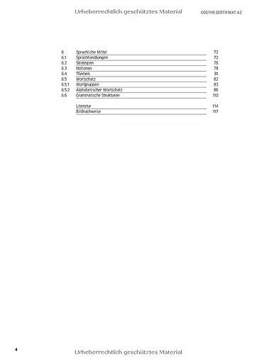 Goethe-Zertifikat A2. Prufungsziele Testbeschreibung fur Jugendliche und Erwachsen - фото 4