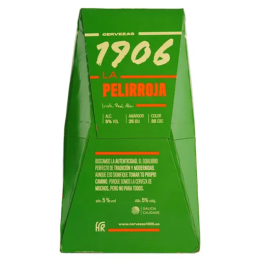 Упаковка пива Estrella Galicia 1906 Galicia Irish темное 5% 1.98 л (0.33 л x 6 шт.) - фото 3