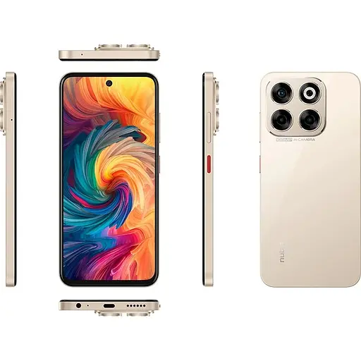 Смартфон ZTE Nubia V70 8/256GB Gold - фото 3