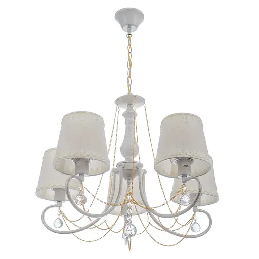 Люстра підвісна Brille з абажуром E27 GY (BKL-672S/5)