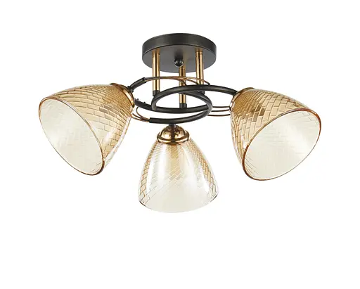 Люстра декоративные INTEREES V 70241-3 BK+FG+BG