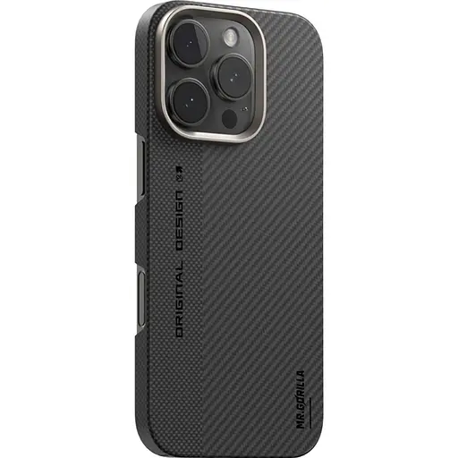 Чехол Blueo Bi-Texture Magnetic 600D Air Aramid Fiber для Apple iPhone 16 Pro Max Black (BL011-I16PMBGR) [115119]