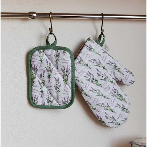 Набор рукавица и прихватка Прованс Соцветия лаванды (42349) - фото 3