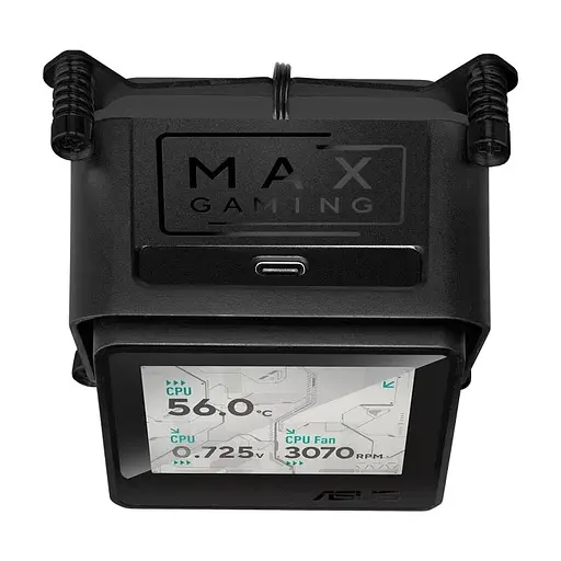 СВО ASUS Max Gaming LC 360 ARGB LCD Black (90RC01G1-B0EAY0) - фото 7