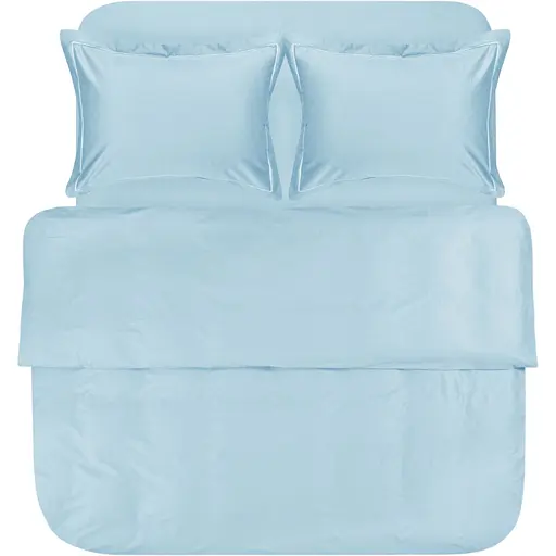 Постільна білизна Lotus Home Dakota Modern полуторний сатин блакитна (svt-2000022351423) - фото 1