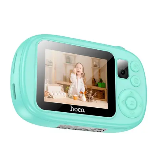 Детская цифровая фотокамера Hoco DV205 с поддержкой карты памяти 32MP Голубой - фото 1