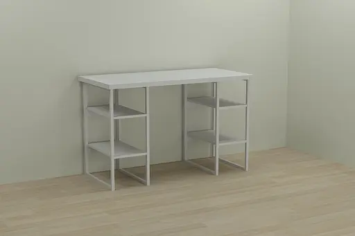 Компьютерный стол Ferrum-decor Карен 75x140x60 белый ДСП Белый 32мм (FRD-102271)