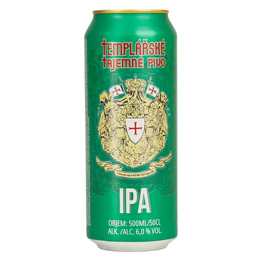 Пиво Templarske IPA светлое фильтрованное 6% 0.5 л - фото 1