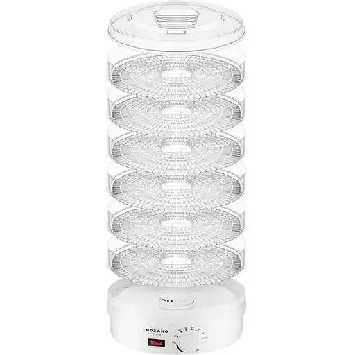 Сушилка дегидратор для мяса и овощей Mozano AGD/SUS/03#BIA 500 Вт сито 28 см до 70 °C - фото 2