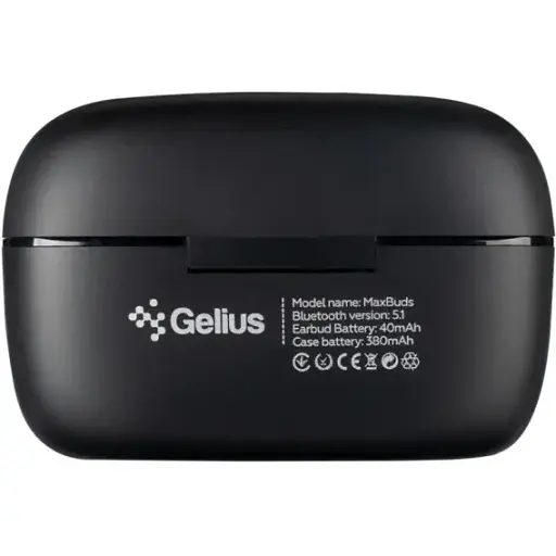 Навушники TWS Gelius Pro GP-TWS025 MaxBuds 5.0 Black UA - фото 4