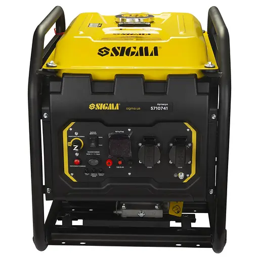 Генератор інверторний SIGMA 4.0/4.5 кВт, однофазний, ручний запуск (5710741) - фото 2