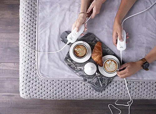 Электрическое одеяло Adler AD 7426 двухспальное для обогрева мощность 120 Вт, 150 см х 160 см - фото 7