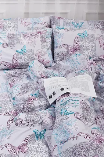 Комплект постельного белья Moon&Star Детский 110x140 см наволочки 2x50x70 см Butterfly Бязь Gold Люкс - фото 6