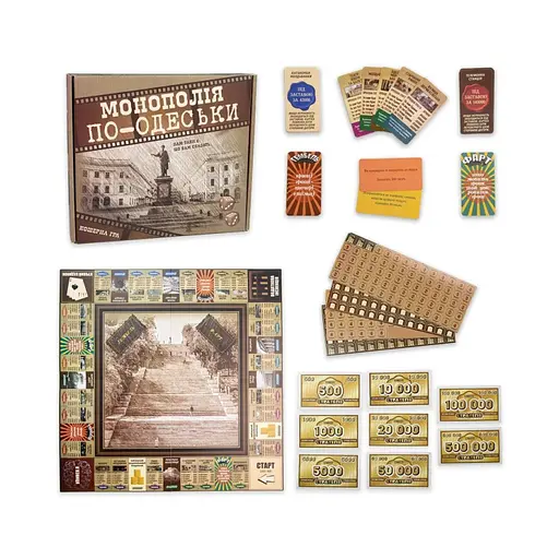 Настільна гра "Монополія по-Одеси" Strateg 30318 економічна - фото 2