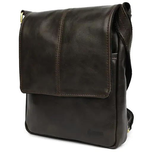 Чоловіча шкіряна сумка A5 через плече TARWA 22х25.5х4 см sum0028338 - фото 1
