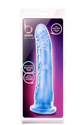 Фалоімітатор B Yours Sweet N Hard 6 21.5 см блакитний - фото 5