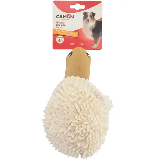 Іграшка для собак Camon качка, собака та черепаха плюшеві з пищалкою 25 см (AH4178) - фото 3