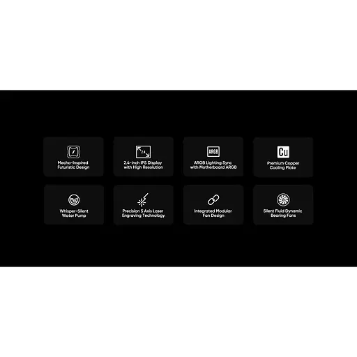 Система водяного охлаждения 1stPlayer X-360 Black (X-360-BK) [143321] - фото 3