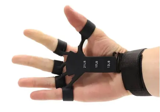 Тренажер-еспандер для пальців рук та кисті EasyFit Spiderweb Чорний (EF-1901) - фото 3