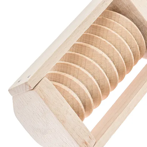 Масажер для стоп дерев'яний для профілактики плоскостопості та рефлекторного масажу на 2 ролики на дві ноги., Woodly 87037 - фото 7