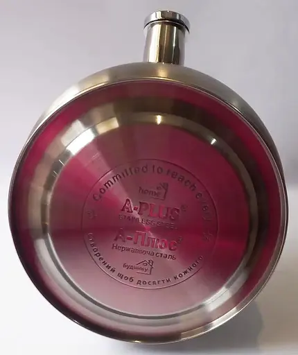 Чайник зі свистком A-Plus WK-1381А 3л з нержавіючої сталі для газової плити чайник нержавійка - фото 3