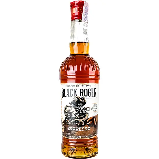 Спиртной напиток с ромом Black Roger Espresso 30% 0.5 л