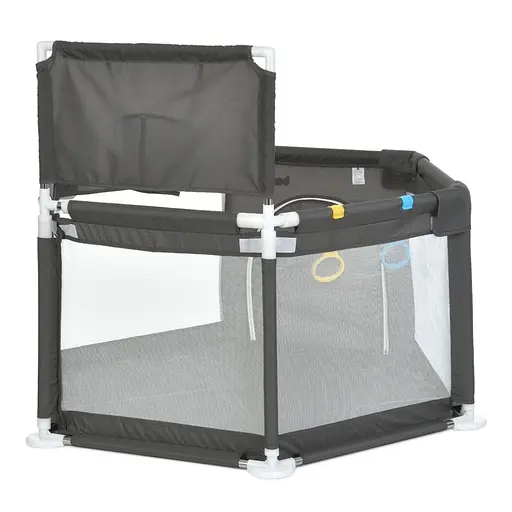 Дитячий манеж MR 1340-G, сірий, з баскетбольним кільцем - фото 5