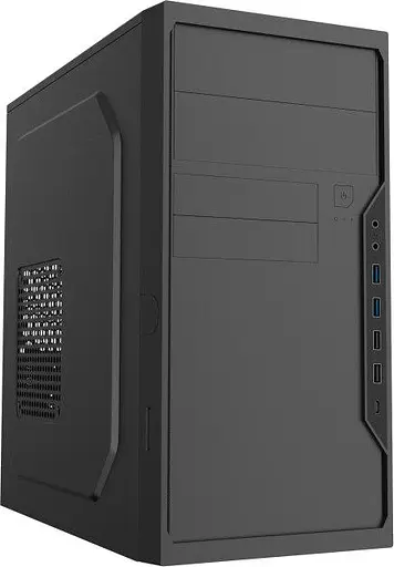 Корпус GameMax MT-307-4U3C Black, без блока питания, Mini Tower, Micro ATX / Mini ITX, 2x USB 2.0, 2x USB 3.0, Ty (MT-307-4U3C) без блока питания - фото 1