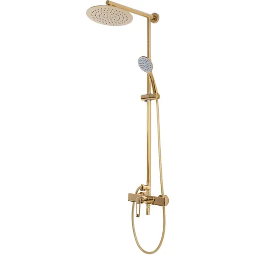Душовя система Rea Aldi з виливом gold REA-P8802, Золотий - фото 1