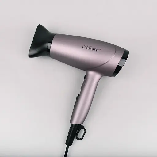 Потужний якісний фен Maestro 216 для сушіння укладання волосся дорожній маленький фен - фото 2