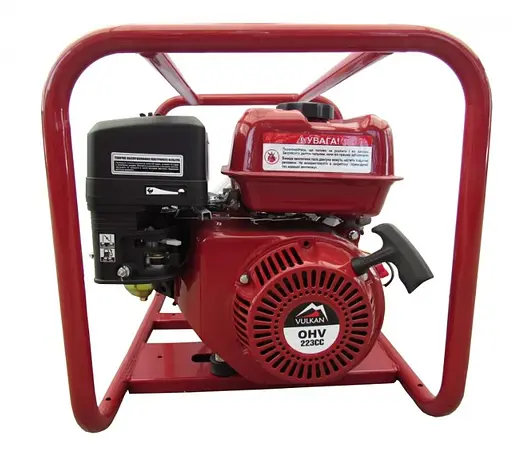 Мотопомпа бензиновая Vulkan SCWT80 для грязной воды - фото 3