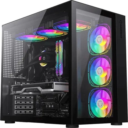 Корпус GameMax Infinity Black (Infinity BK) Без БП - фото 1