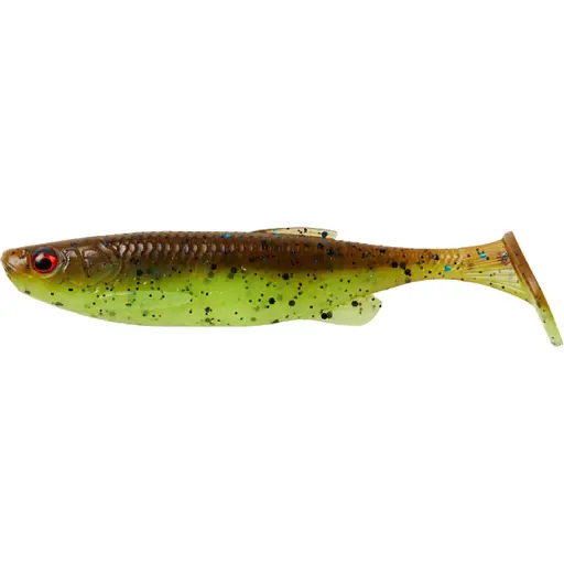Силикон Savage Gear Fat Minnow T-Tail 105 мм 11.0g Chartreuse Pumpkin (поштучно)