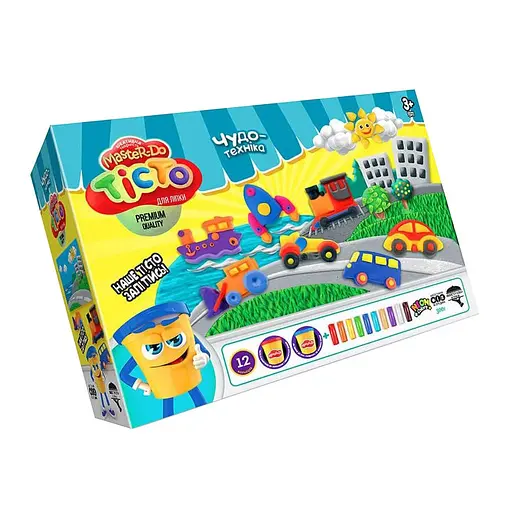 Набір творчості Тісто для ліпки Master Do, 4 теми, укр/рос, Danko Toys - фото 2