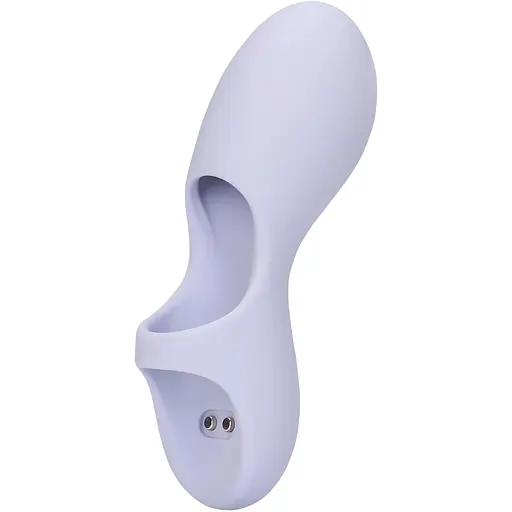 Вібратор на палець Loveline Silicone Finger 10.7см бузковий