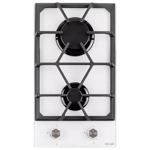 Поверхность газовая Domino на стекле Weilor GG 304 WH