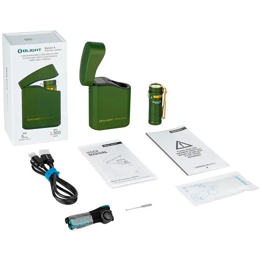 Фонарь Olight Baton 4 Premium OD Green - фото 10