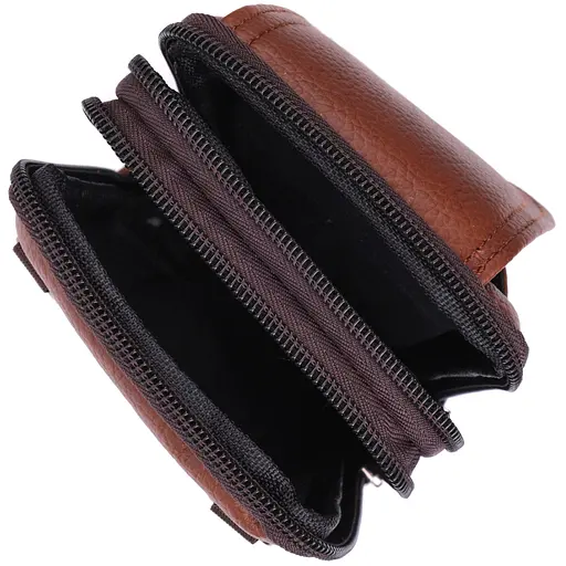 Чоловіча шкіряна сумка Vintage 10х17,5х3,5 см sum0024956 - фото 4