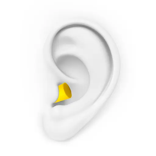 Пінні беруші для сну 10 пар HASPRO MULTI10 SNR 38 дБ Жовті (1118-02) - фото 6