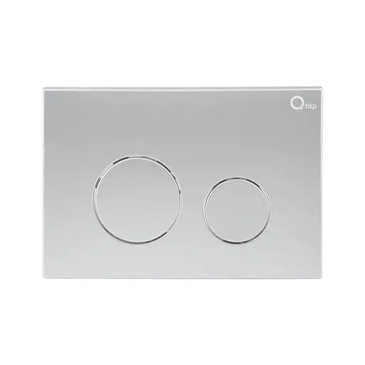 Клавіша змиву Qtap Nest QT0111M11111SAT, Хром матовый - фото 1