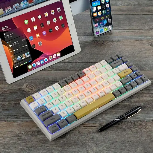 Клавіатура Motospeed SK84 Outemu Red Grey (mtsk84mr) - фото 6