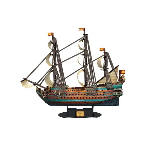 Пазл Cubic Fun Тривимірна головоломка-конструктор Іспанська Армада Сан Феліпе (T4017h) - фото 2