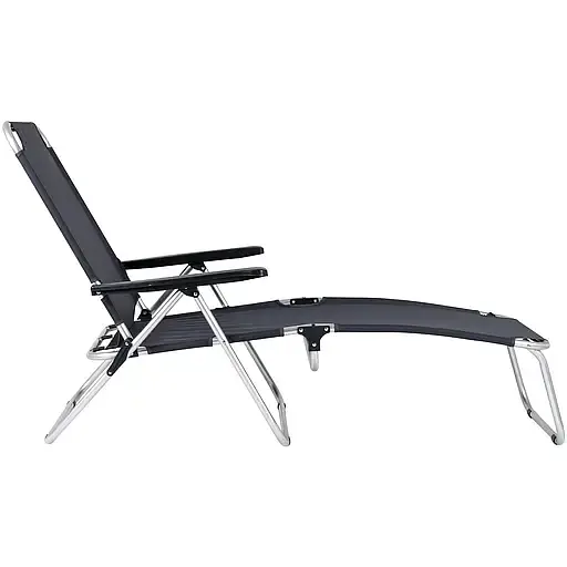 Шезлонг Bo-Camp Copa Rio Graphite серый (1211969) - фото 3