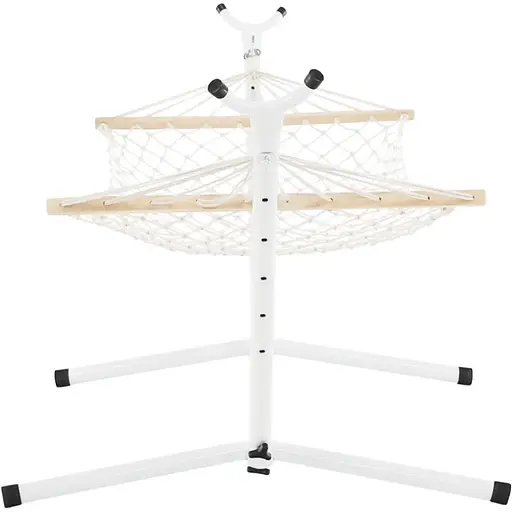 Гамак плетений Jumi Garden з планкою білий - фото 7