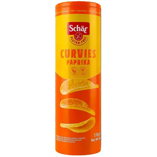 Чипсы Schar Curvies Paprika картофельные 170 г (955249) - фото 1