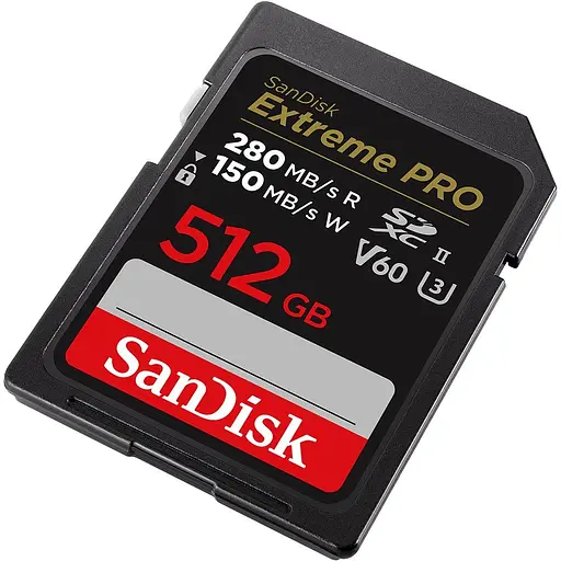 Карта памяти SanDisk SDXC Extreme Pro 512GB UHS-II U3 V60 Class 10 (SDSDXEP-512G-GN4IN) (136569) - фото 3