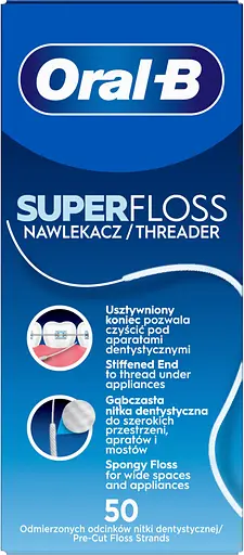 Зубна нитка Oral-B Superfloss 50 шт. - фото 2